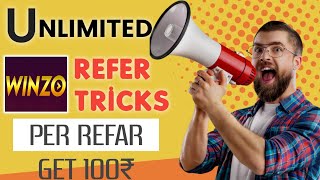 Winzo Unlimited Refer Trick 2023 One Device । winzo refer bypass trick । refar and earn app