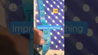 Simple and Easy sleeve Design by Impress Stitching#shorts#viral#shortsvideo#shortsindia#ytshorts