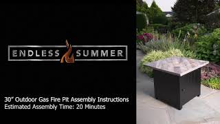 Endless Summer® 30 in. Fire Pit Assembly