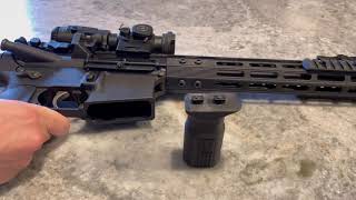 Vertical foregrip install polyblank