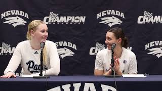 Megan Ormiston, Audrey Roden Postgame Press Conference vs. Fresno State (1/21/2023)