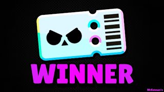 ESTE ES EL GANADOR del SORTEO de un BRAWL PASS PLUS