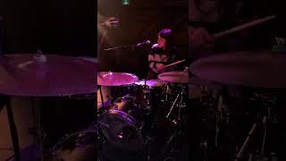 Female Drummer - killing simple groove #shorts #drums