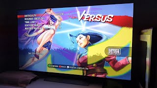 Ultra Street Fighter IV Xbox 360 LG OLED C3 55" 4K Upscaling