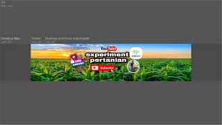 Dunia seputar pertanian Experimen & tutorial