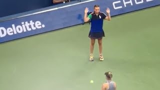 She Was Lost A Round and Her Behavior Towards Ball Girl Caught On Camera! 😤👎