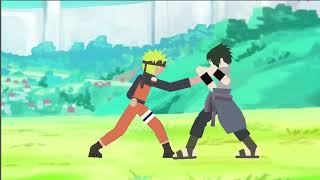 Naruto vs Sasuke (Hand to Hand Combat) (Sticknodes)