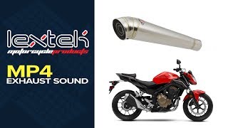 Lextek MP4 Exhaust Sound: Honda CB500F (2012-2018)