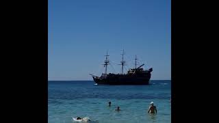 A Real Pirate Ship - Pravi Piratski Brod⛵️ #shorts #pirates #piratesofthecaribbean #sea