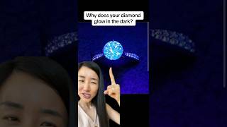 Why does your diamond ring glow in the dark?