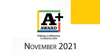 A+ Award: November 2021