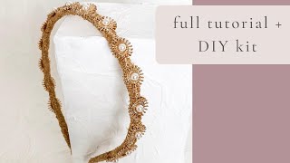 How to make a pearl headband (DIY tutorial for beginners)