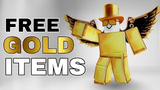 Get ALL FREE GOLD ITEMS In Roblox 😍🟡 [2024]