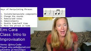 Intro to Improvisation