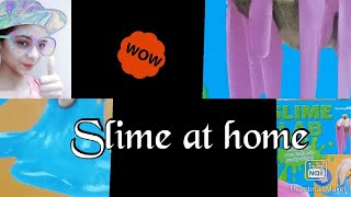 How to make colour slime at home / review of slime lab/ Mix & make silly, slimy fun!!!!!.