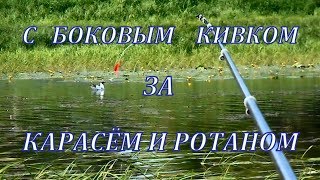 С боковым кивком за карасём и ротаном. Летняя мормышка.