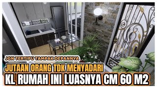 Belum Dan Sulit Kamu Cari Di Youtube Rumah 10x6 yg bisa jadi mewah Begini