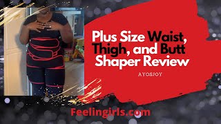 Review: FeelinGirl Waist Trainer Thigh Trimmer High-Waist Sweat Body Shaper| Plus Size Shape wear