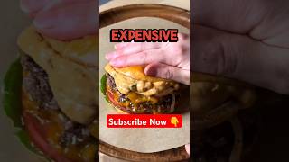 5 Most Expensive Burger 🍔 In The World #burger #expensive #burgerking #burgerlovers #shorts #top5