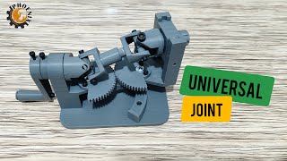 Universal Joint Mechanism / مکانیزم یونیورسال جوینت / SOLIDWORKS