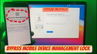 How to Bypass Mobile Device Management Lock | iPhone MDM Lock