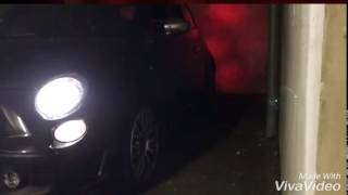 abarth 500 cold start  (bombardone 2.0 + downpipe )