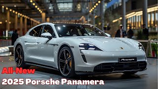 Абсолютно новые детали экстерьера и интерьера Porsche Panamera 2025 года — гибридный суперкар!