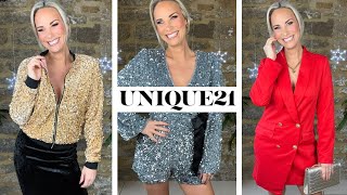 BEST PARTY OCCASION DRESSES UNIQUE21 Unique21®️BLAZER SEQUIN VELVET TROUSERS