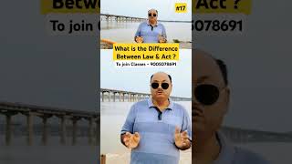 Difference between law and act | Pariksha Refresher #motivation #judiciaryexam #judiciaryprepration