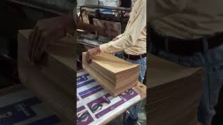 HOW TO CUT ALUMINUM FOIL BOX FROM DIE CUTTING MACHINE