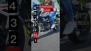 Maximum speed for each gear on a Kawasaki Z400