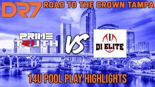 7on7 Football Highlights | D1 Elite 14u Finishes Pool Play Unbeaten at DR7 Tampa #DR7 #7v7