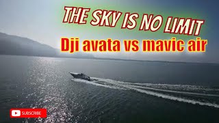 dji's avata and mavic air -the sky is no limit- a day at lake constance