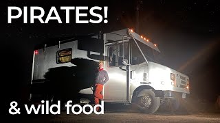 Pirates! Vanlife boat life and off grid living