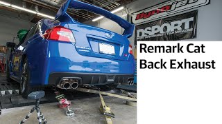 Dyno test for Remark Cat Back Exhaust | 2017 Subaru WRX STI Exhaust Shootout