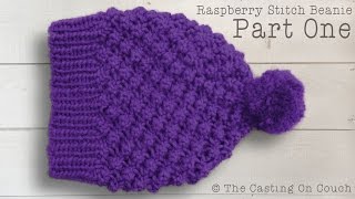 RASPBERRY STITCH BEANIE  How To Knit A Hat