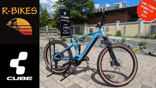 CUBE STEREO HYBRID 120 PRO 750 (2023/24) SAGEMETALLIC´N´BLACK WALK-AROUND #cube#cubebikes2024