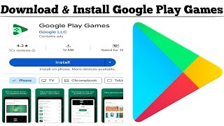 Easy Guide: Download and Install Google Play Games | Techno Logic | 2024