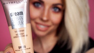 MAYBELLINE DREAM URBAN COVER Foundation Makeup Test | Alicia_Wunderbar