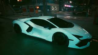 Cyberpunk 2077 - CAR MOD - Lamborghini Revuelto