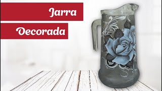 Como decorar um jarro de vidro com os produtos da Glitter | Alciana Rossi