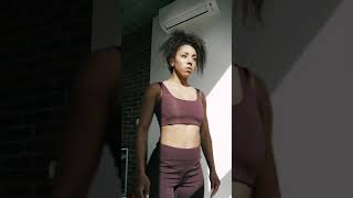 close up footage of a woman exercising