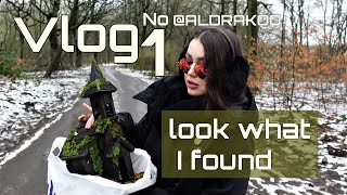 First EVER Vlog/Treasure hidden in the woods/ Mushroom hunting