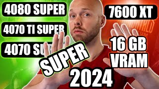 New Nvidia RTX 40 Super and AMD Radeon GPUs 2024