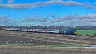 50008 Thunderer Thunders up the ECML 13/01/2023