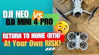 DJI NEO vs DJI Mini 4 PRO | RTH BATTLE! #djineo #drone #youtuber