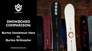 Snowboard Comparison: Burton Hometown Hero vs. Burton Gril Master