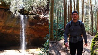 Exploring Copperas Falls in the beautiful Red River Gorge