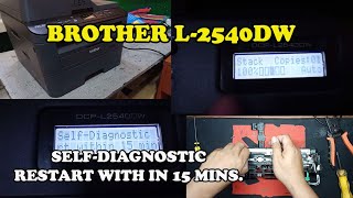 Brother-L2540DW Self Diagnostic Error l Jumper Only