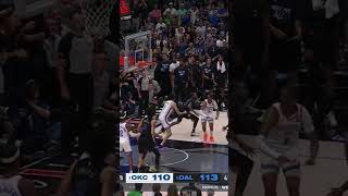 Derrick Jones Jr Dagger! Mavs Wins the Series!  #nba #playoffs #basketball